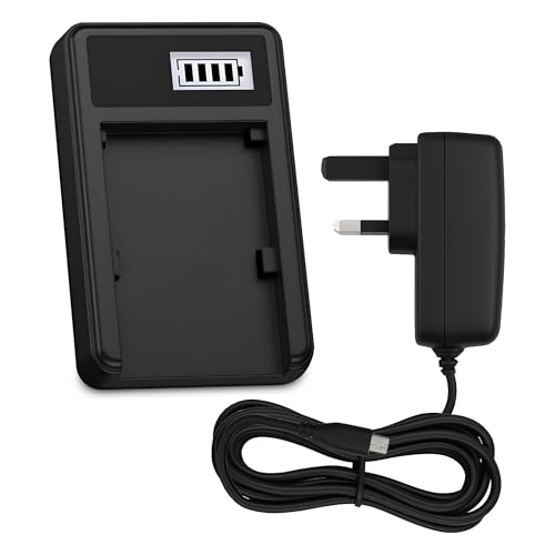 Mains Battery Charger for Panasonic Lumix DMC-FZ7, DMC-FZ8, DMC